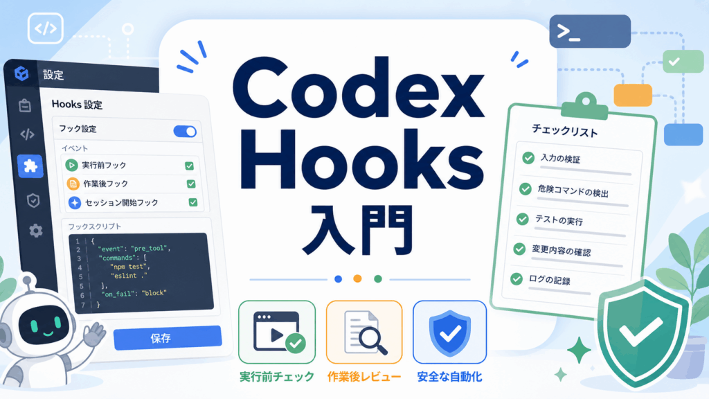 Codex Hooks入門の解説画像