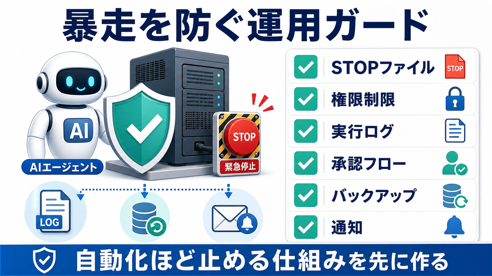 AIエージェントの暴走を防ぐ運用ガード