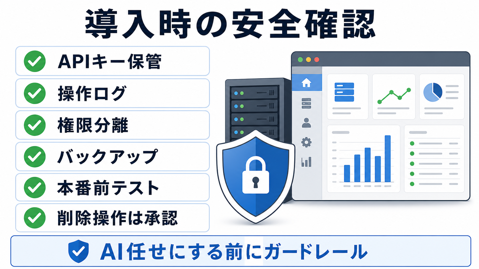 XServer MCP Server導入時の安全確認チェックリスト